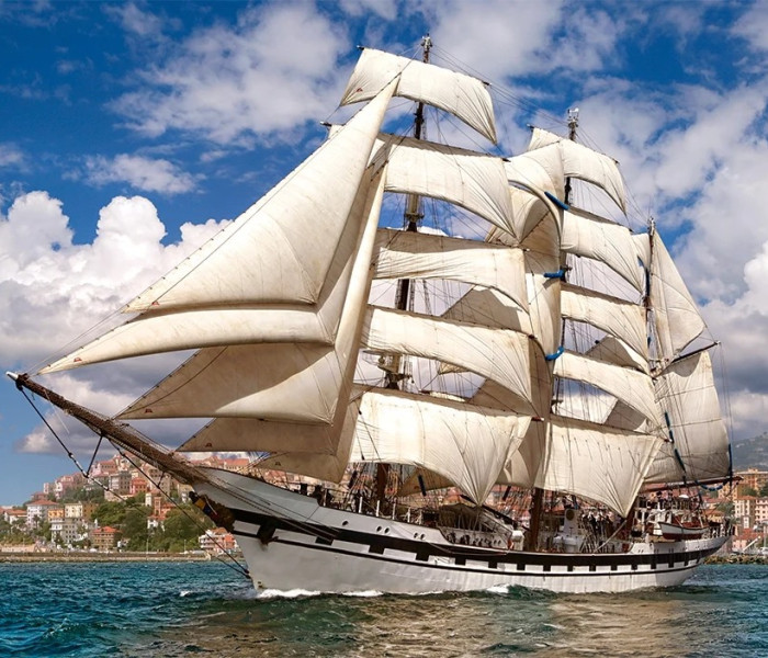 Puzzle - Castorland - Nave alta che lascia il porto