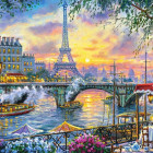 Puzzle - Castorland - L ora del tè a Parigi