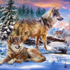 Puzzle - Castorland - Paese delle meraviglie del lupo