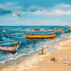 Puzzle - Castorland - Mattina al mare