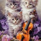 Puzzle - Castorland - Gattini musicali