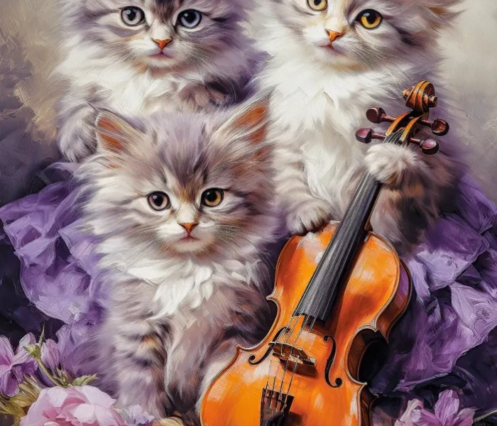 Puzzle - Castorland - Gattini musicali