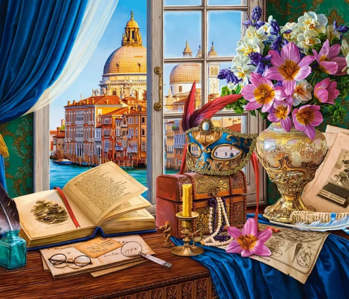 Puzzle - Castorland - Natura morta veneziana