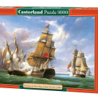 Puzzle - Castorland - "Combattimento tra la fregata francese  La Canonniere  e la nave inglese  The Tremendous ""
