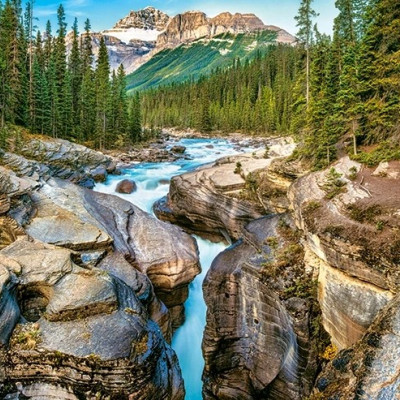 Mistaya Canyon, Parco Nazionale di Banff, Canada