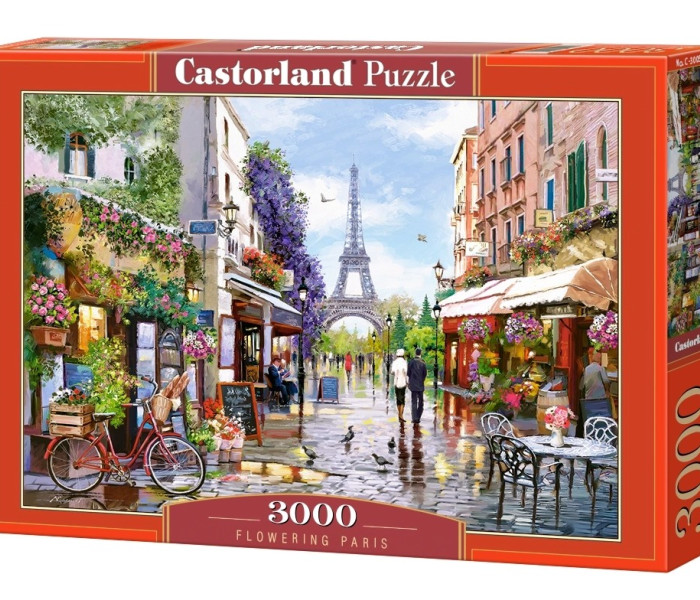 Puzzle - Castorland - Parigi in fiore
