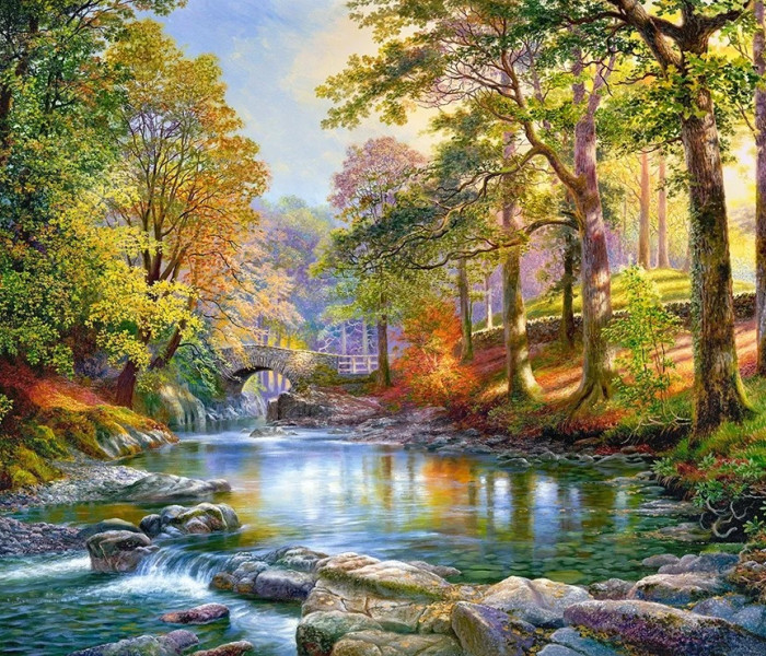 Puzzle - Castorland - Lungo il fiume