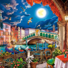 Puzzle - Castorland - Notte romantica a Venezia