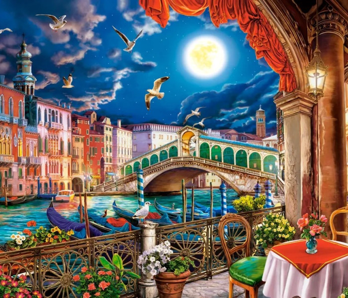 Puzzle - Castorland - Notte romantica a Venezia