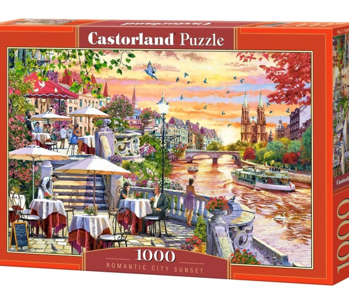 Puzzle - Castorland - Tramonto romantico in città
