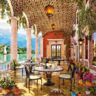 Puzzle - Castorland - Terrazza sul lago