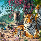 Puzzle - Castorland - Riserva delle tigri