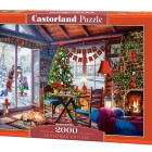 Puzzle - Castorland - Cottage di Natale