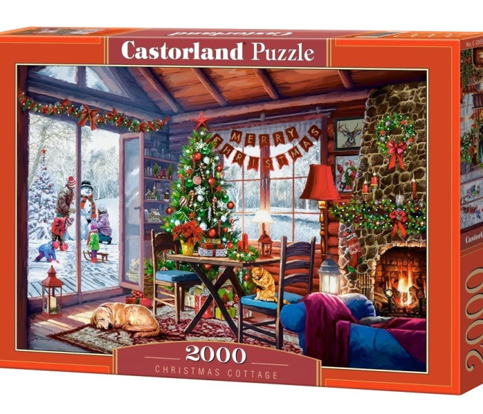 Puzzle - Castorland - Cottage di Natale