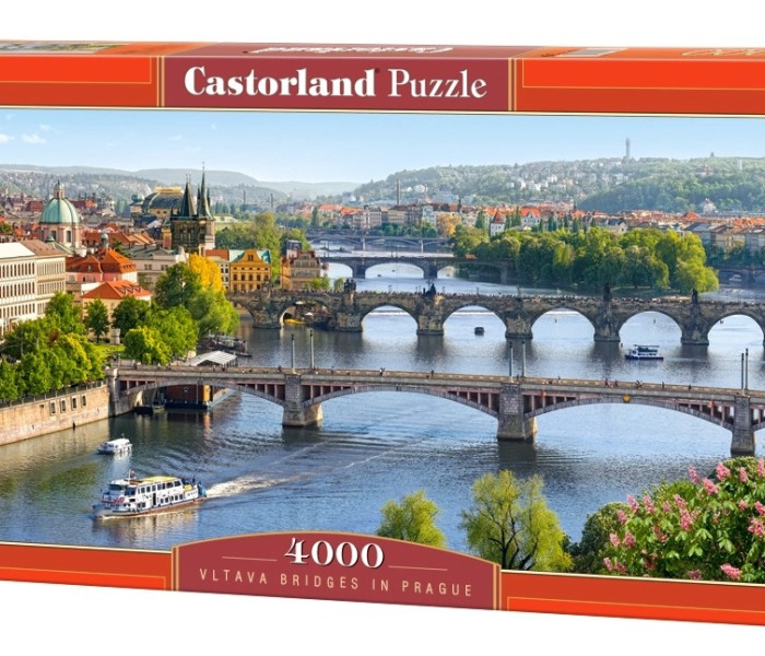 Puzzle - Castorland - Ponti della Moldava a Praga