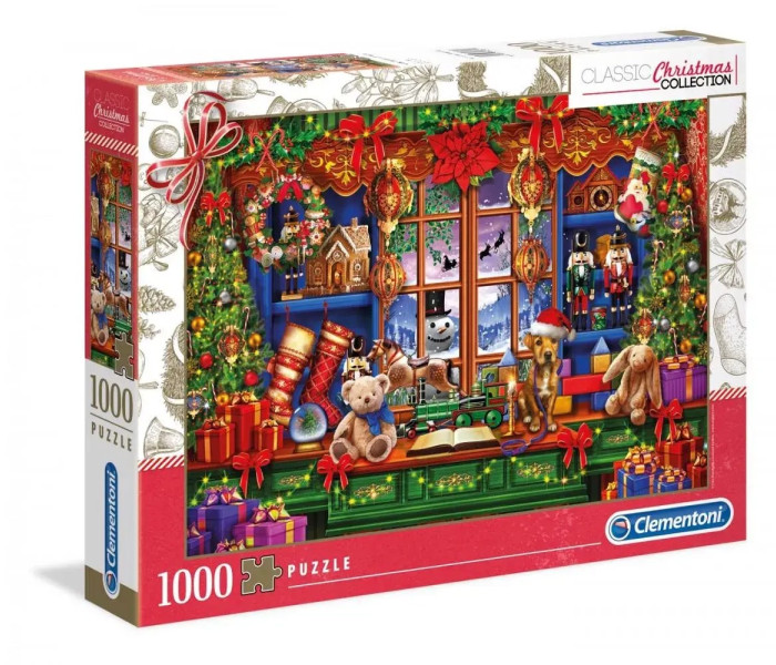 Puzzle - Clementoni - Christmas Collection: Vecchio negozio di Natale