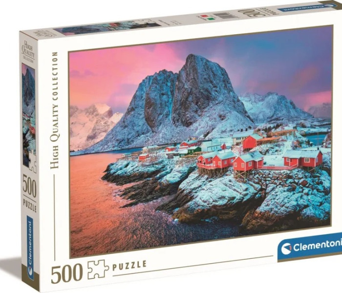 Puzzle - Clementoni - Villaggio di Hamnøy, Norvegia
