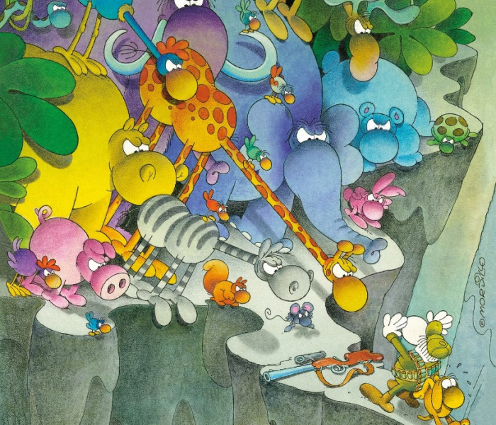 Puzzle - Clementoni - Guillermo Mordillo: Resa