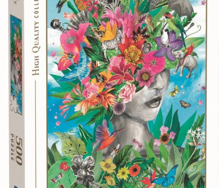 Puzzle - Clementoni - Testa nella giungla