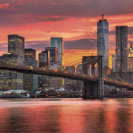 East River al crepuscolo