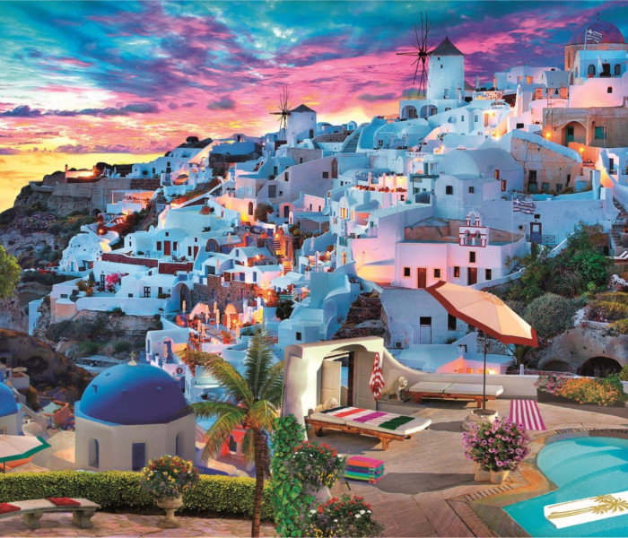 Puzzle - Clementoni - Santorini, Grecia