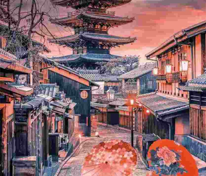 Puzzle - Clementoni - Sera a Kyoto