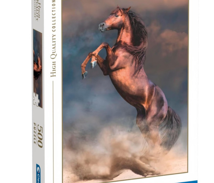 Puzzle - Clementoni - Grande stallone rosso