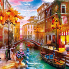 Puzzle - Clementoni - Tramonto su Venezia