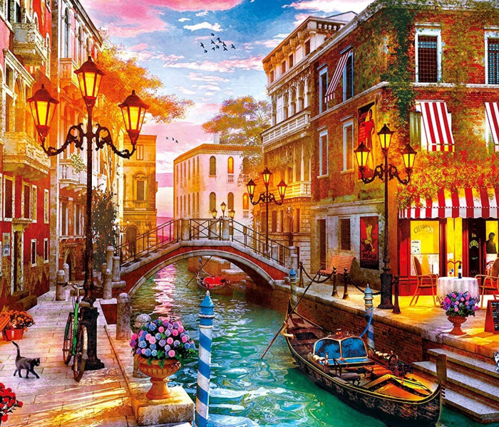 Puzzle - Clementoni - Tramonto su Venezia