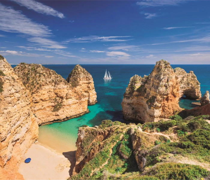 Puzzle - Clementoni - Una baia nell Algarve, Portogallo