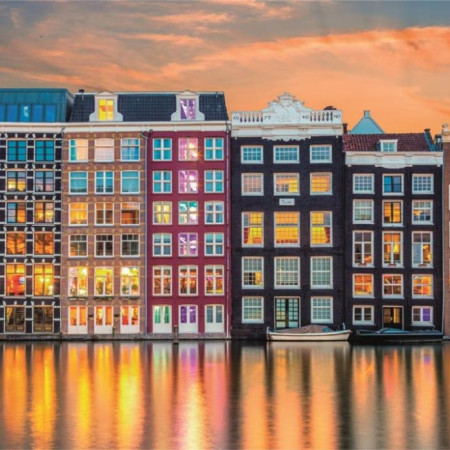 Amsterdam vibrante - Puzzle Panoramico
