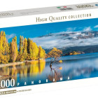 Puzzle - Clementoni - Riflessi dorati del lago Wanaka - Puzzle Panoramico