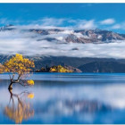 Puzzle - Clementoni - Riflessi dorati del lago Wanaka - Puzzle Panoramico