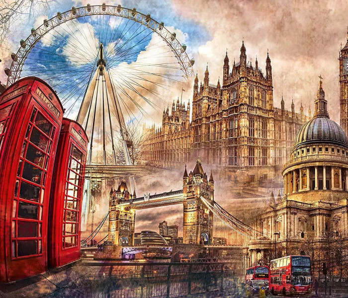 Puzzle - Clementoni - Londra d epoca