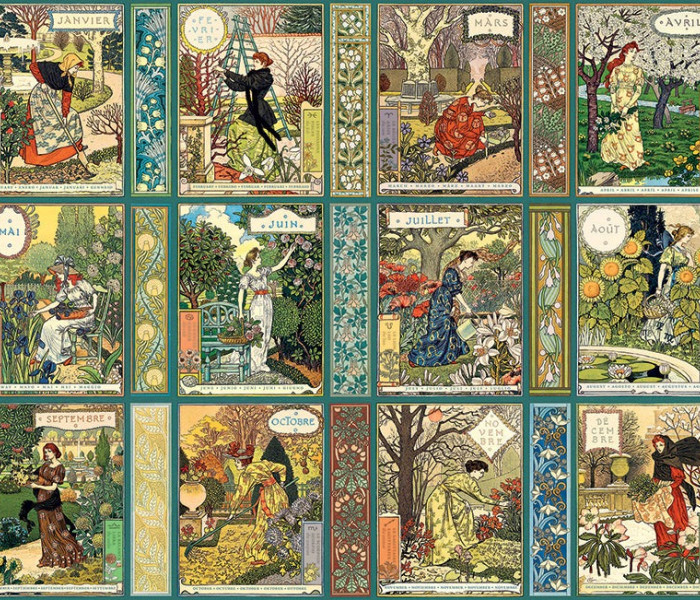 Puzzle - Cobble Hill - Calendario del giardino
