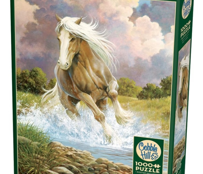 Puzzle - Cobble Hill - Cavallo che corre attraverso il fiume