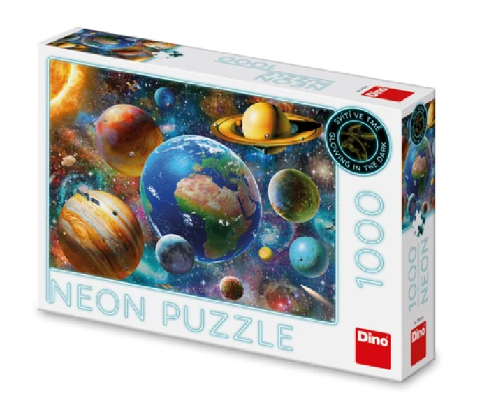 Puzzle - Dino - Puzzle Luminoso Pianeti