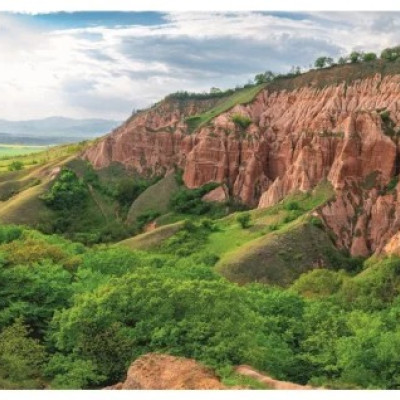 Valle rossa - Puzzle Panoramico 