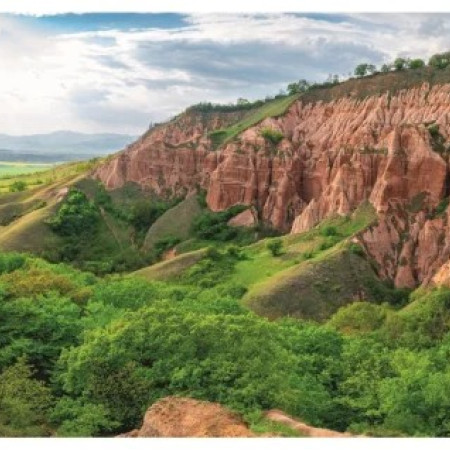 Valle rossa - Puzzle Panoramico 