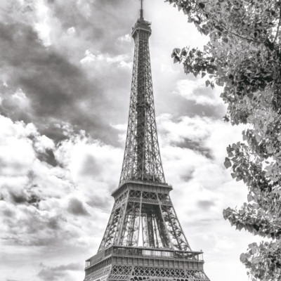 Torre Eiffel in bianco e nero