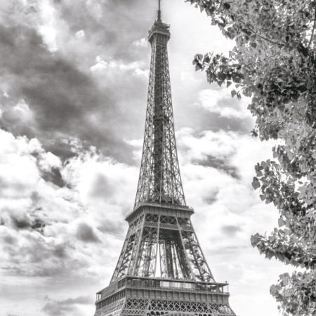 Torre Eiffel in bianco e nero