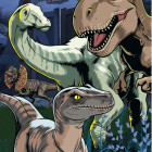 Puzzle - Dino - Mondo Giurassico Puzzle luminoso