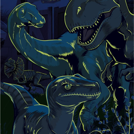 Mondo Giurassico Puzzle luminoso