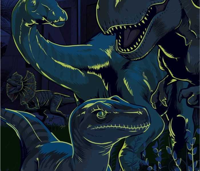 Puzzle - Dino - Mondo Giurassico Puzzle luminoso