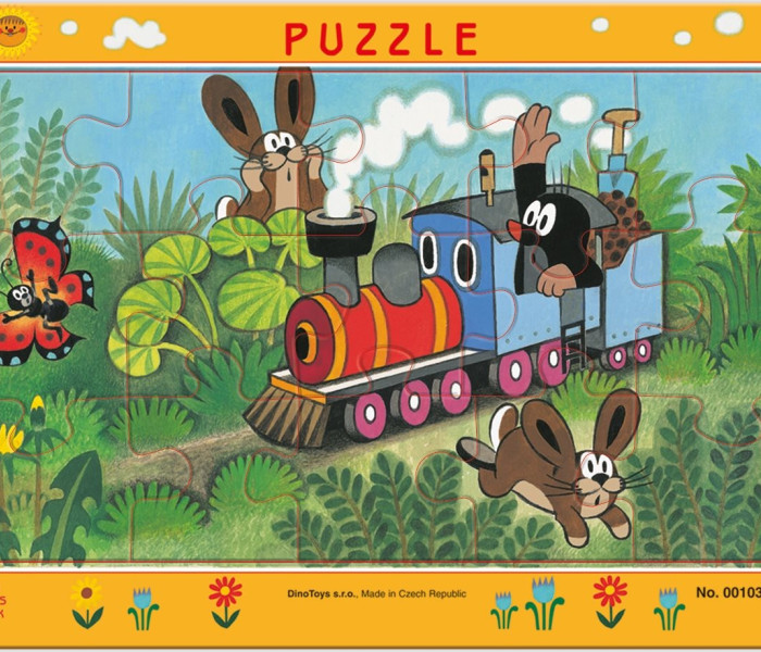 Puzzle - Dino - La talpa e la locomotiva