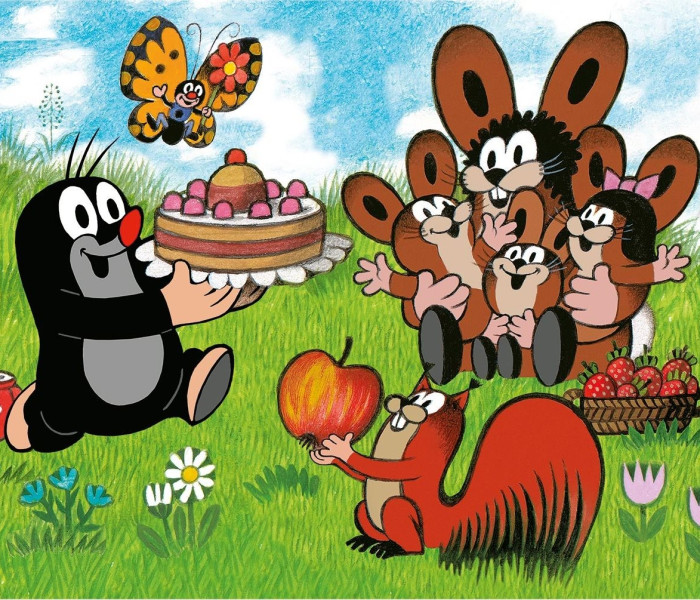 Puzzle - Dino - Compleanno della talpa