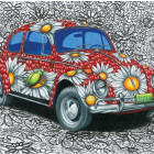 Puzzle - Dino - Maggiolino VW verniciato