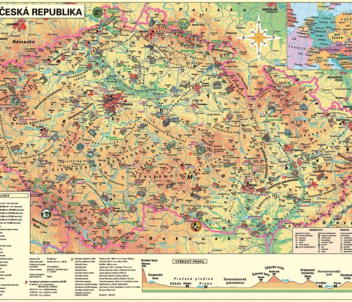 Puzzle - Dino - Mappa della Repubblica Ceca