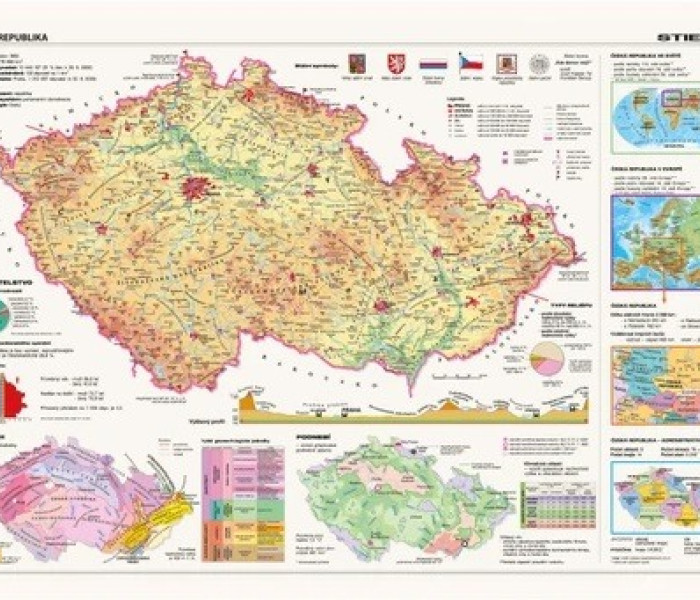 Puzzle - Dino - Mappe della Repubblica Ceca