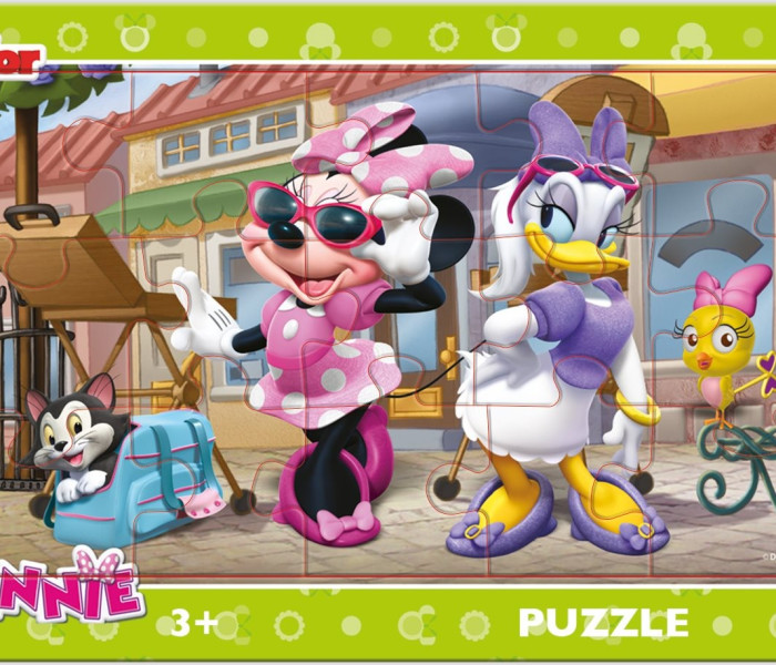 Puzzle - Dino - Minnie a Montmartre